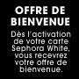 Cartão Sephora White