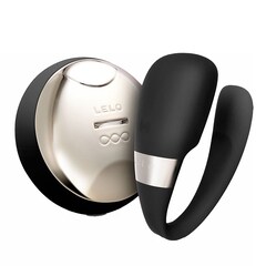 Tiani 3 Black - Masajeador para parejas con mando a distacia, LELO