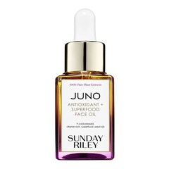 JUNO - Aceite facial con antioxidantes + superalimentos - Formato de viaje, SUNDAY RILEY