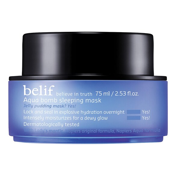 Aqua Bomb Sleeping Mask - Mascarilla de noche hidratante, BELIF