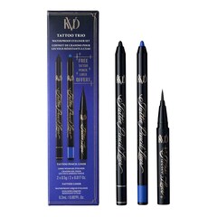 Tattoo Trio Waterproof Eyeliner Set - Estuche maquillaje ojos, KVD Beauty