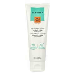Limpiador alisador exfoliante + luminosidad - Gel limpiador rostro y cuello, Sephora Collection