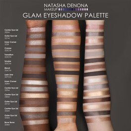 Glam Palette - Paleta sombras de ojos 