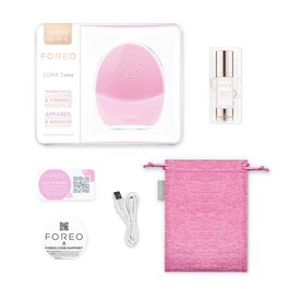 LUNA™ 3 plus - Cepillo de limpieza facial térmico con microcorrientes