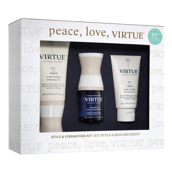 Style & Strengthen Kit - Tratamiento cabello, VIRTUE