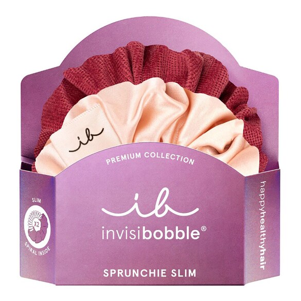 Sprunchie Slim Premium - You make me blush, gomas para el pelo, INVISIBOBBLE