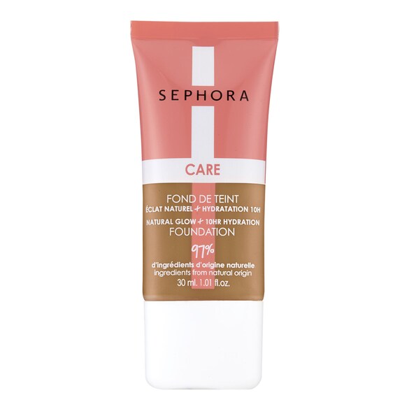 Care Make-up - Base de maquillaje brillo natural + Hidratación 10h, Sephora Collection