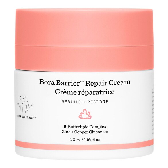 Bora Barrier Crema Reparadora - Crema facial rica en lípidos y ceramidas, Drunk Elephant
