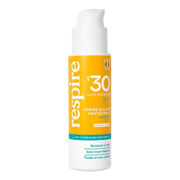 Crema Protectora Solar SPF 30 - Crema Solar Rostro y Cuerpo, RESPIRE