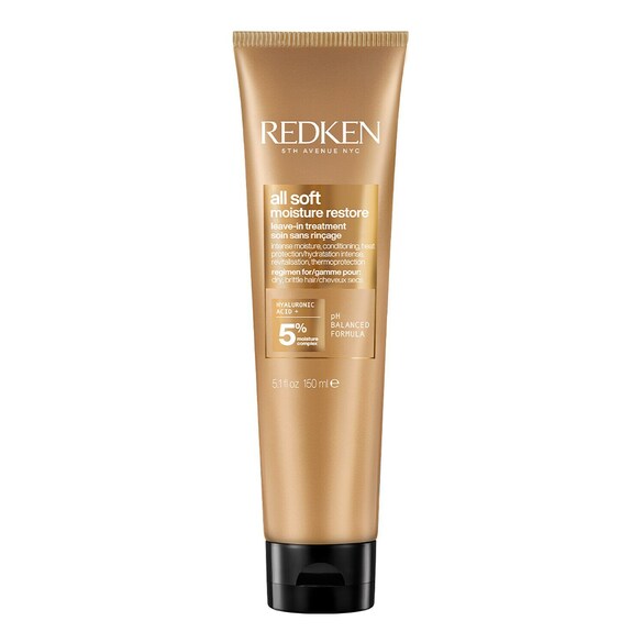 All Soft Moisture Restore - Hidratante sin aclarado para cabello seco, REDKEN