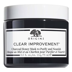 Clear Improvement Charcoal Honey Mask - Mascarilla de miel y carbón, ORIGINS