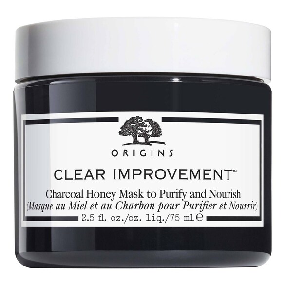 Clear Improvement Charcoal Honey Mask - Mascarilla de miel y carbón, ORIGINS