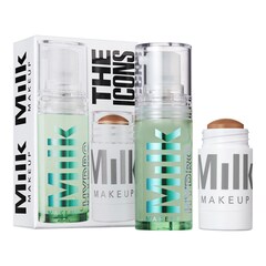 The Icon Set - Base de Maquillaje Hidratante y Bronceador Crema en Stick, Milk Makeup