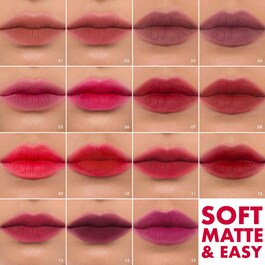 Soft Matte & Easy - Barra de labios mate suave