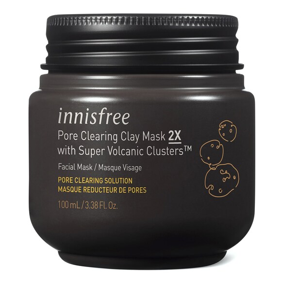 Mascarilla con Arcilla Reductora de Poros - Super Roches Volcaniques™, INNISFREE