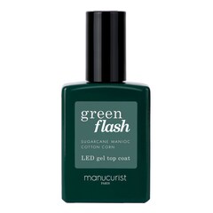 Green Flash - Esmalte de Capa superior Semipermanente, Manucurist