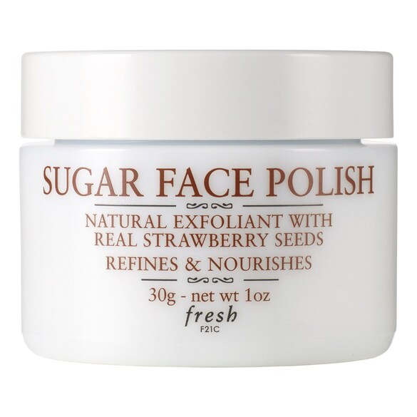 Sugar Face Polish - Exfoliante facial con azúcar moreno y vitamina C, Fresh