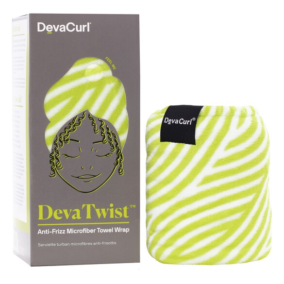 DevaTwist - Toalla de microfibra antiencrespamiento para enrollar , DEVACURL