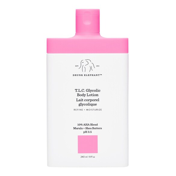 T.L.C. Glycolic Body Lotion - Loción Corporal Exfoliante, Drunk Elephant