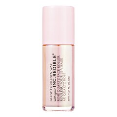 INC.redible Glow Your Own Way - Rodillo facial de cuarzo rosa, INC.REDIBLE