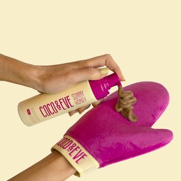 Sunny Honey Tan Velvet Mitt - Guante de bronzeado 