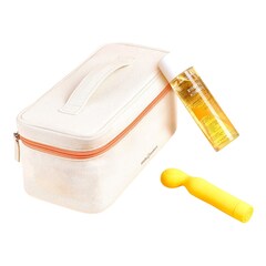 Mellow Moves - Kit de placer con vibrador y aceite de masaje, SMILE MAKERS