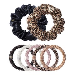 Pure Silk Scrunchies Pixie Hair Set - Estuche, SLIP