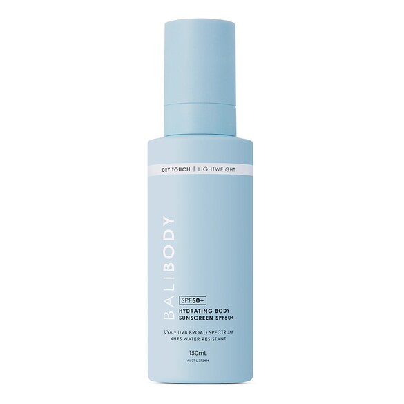 Protector solar corporal ligero hidratante SPF50+, BALI BODY