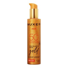 Nuxe Sun - Aceite Bronceador Gold Rostro y Cuerpo SPF 50, Nuxe