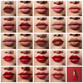 Rosso Valentino - Lápiz de labios - Acabado Satinado, Mate
