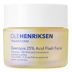 Dewtopia 25% Acid Flash Facial - Mascarilla facial exfoliante, Olehenriksen