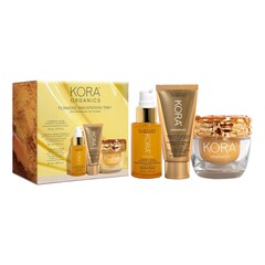 Turmeric Brightening Trio - Estuche de tratamiento, KORA ORGANICS