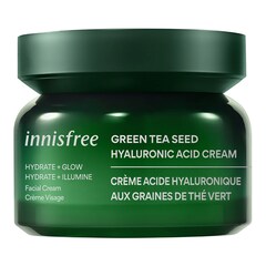 Crema de Ácido Hialurónico con Semillas de Té Verde - Crema Facial Hidratante, INNISFREE