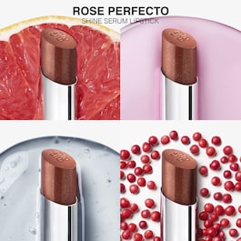 Rose Perfecto Shine Serum Lipstick - Barra de labios brillo y cuidado