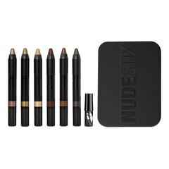 Nude Earth - Estuche de lápices de ojos, NUDESTIX