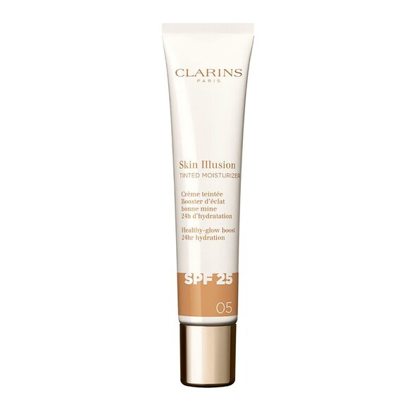 Skin Illusion Tinted Moisturizer SPF25 - Tratamiento con color efecto glow, Clarins