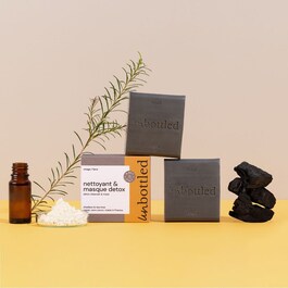 Detox solid cleanser & mask - Tratamiento Facial de carbón vegetal y té