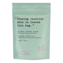 Exfoliante de café y coco - Formato de viaje
