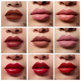 Rosso Valentino - Recarga lápiz de labios - Acabado satinado, mate
