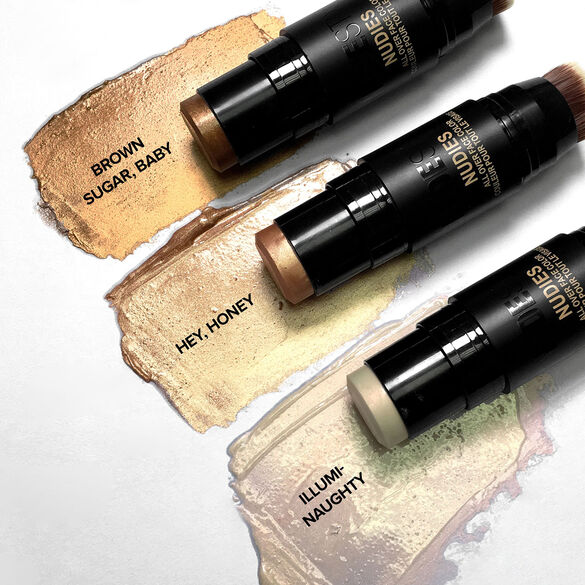 Nudies All Over Face Color Bronze + Glow Stick Bronceador