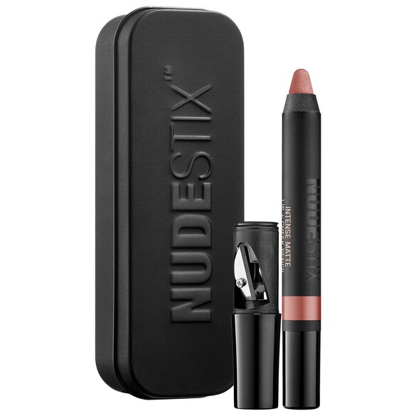 Intense matte lip and cheek pencil - Lápiz mate para labios y mejillas, NUDESTIX