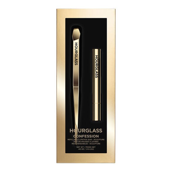 Confession&trade; Refillable Lipstick Duo-Sculpture - Estuche l&aacute;piz de labios, HOURGLASS
