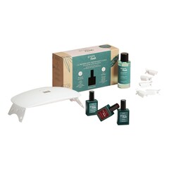Kit Essentiel Green Flash Poppy Red - Kit laca de uñas , Manucurist