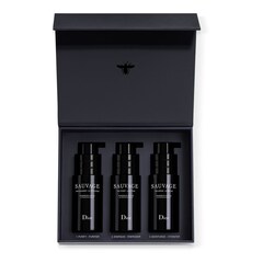 Sauvage Kit - Limpiador, loción y sérum con el poder del cactus, Dior