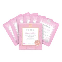 UFO™ Masks Glow Addict 2.0  x6 - Mascarilla facial especial luminosidad, FOREO