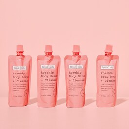 Rosehip Body Scrub & Cleanser - Exfoliante y Limpiador Corporal de Rosa Mosqueta