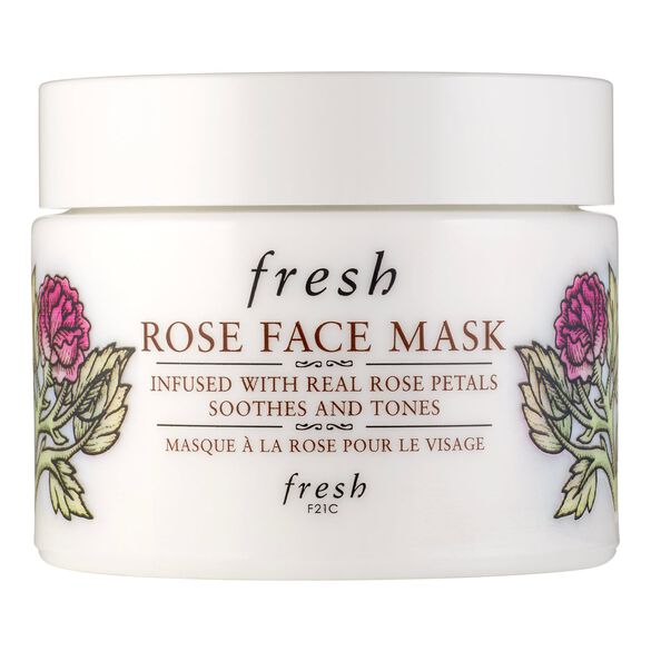Rose Face Mask - Mascarilla hidratante de agua de rosa, FRESH