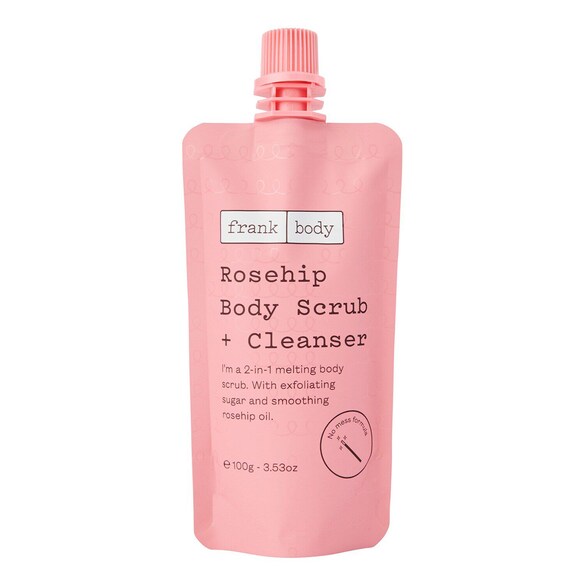 Rosehip Body Scrub & Cleanser - Exfoliante y Limpiador Corporal de Rosa Mosqueta, Frank Body