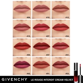 Le Rouge Interdit Cream Velvet - Barra de labios mate de larga duración