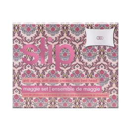 Maggie Set - Estuche regalo de funda de almohada y coleteros de seda pura